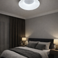 HDC Modern Black Texture LED Ceiling Light for Bedroom, Living Room & Hall