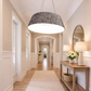 HDC Modern Black Fabric Pendant Ceiling Light for Living Room, Dining & Bedroom