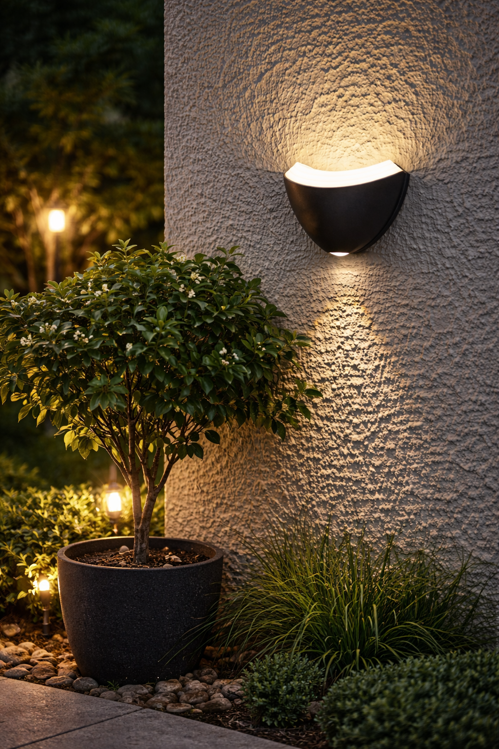 HDC 5+1w Modern Outdoor LED Wall Light