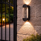 HDC 8W Modern Outdoor LED Wall Light for Exterior Walls with Warm White Glow