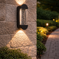 HDC 8W Modern Outdoor LED Wall Light for Exterior Walls with Warm White Glow