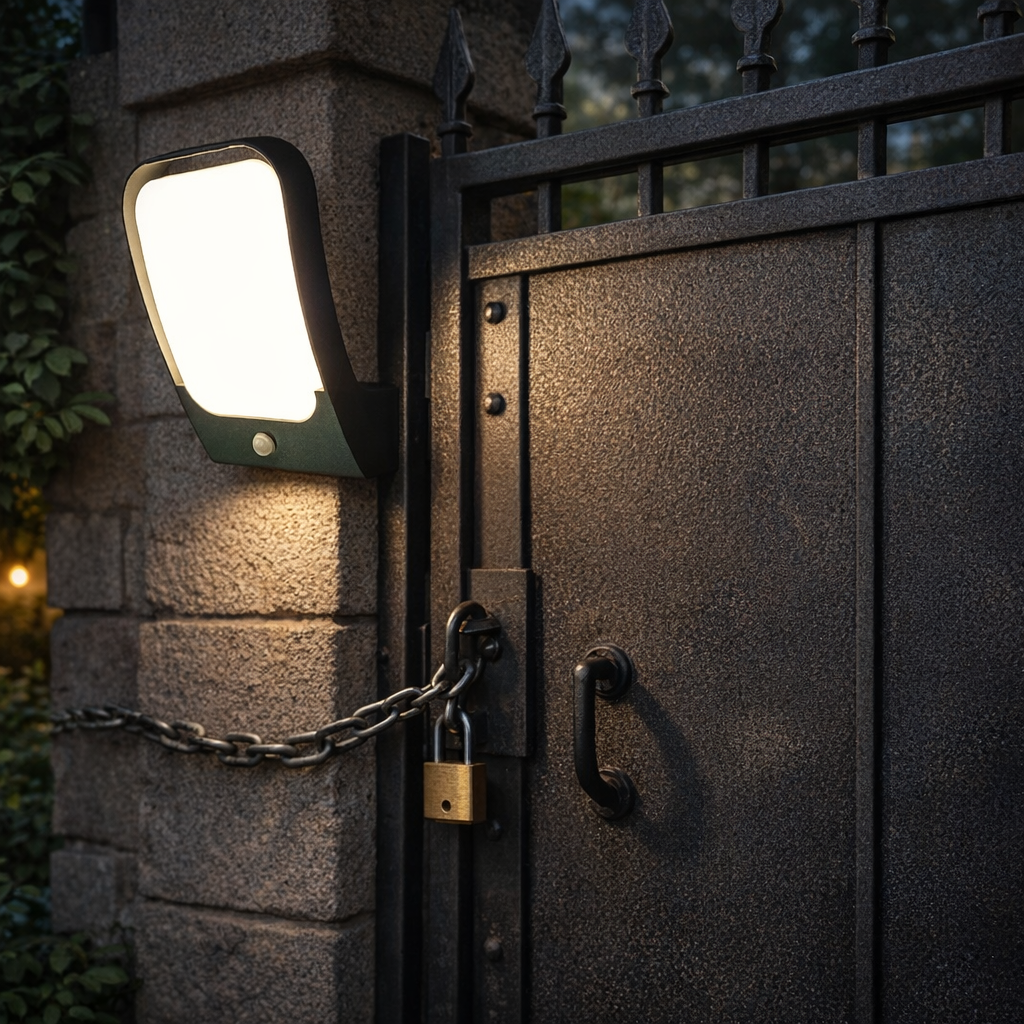 HDC 24w Modern Outdoor LED Wall Light for Gate, Garden & Exterior Walls