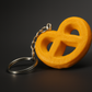 HDC Elegant Pretzel Charm Keyring | Premium Gift Accessory