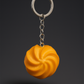 HDC Swirl Cookie Keyring | Cute Foodie-Inspired Accessory
