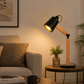 HDC Modern Wooden Adjustable Table Lamp for Bedroom, Living Room