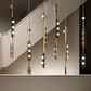 HDC Modern Charcoal Grey LED Chandelier for Living Room