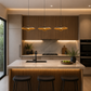HDC Modern Golden Acrylic LED Cluster Pendant Light for Bedroom, Living Room