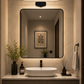 HDC Luxury Black LED Mirror Light for Washroom, Vanity Area