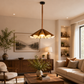 HDC Modern Brown/ Grey Designer Multi-Shade Pendant Light for Dining Room