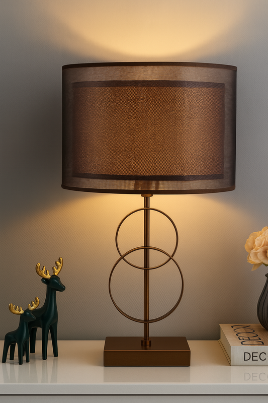 Hdc Iron Circle Design Table Lamp Nordic Style Modern specialized Durable Designer Table Lamp