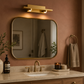 HDC Modern Brass LED Mirror Light for Vanity Area, Dressing Room
