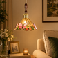 HDC Vintage Floral Tiffany Style Pendant Light