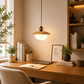 HDC Modern Nordic Dome Pendant Light for Bedroom, Living Room