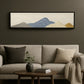 HDC Handcrafted Beautiful Design Painting Of Minimalist Mountain Range Textured Wall Art Multicolor Abstract Landscape Painting Design-3