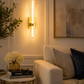 HDC Modern Gold Crystal LED Wall Light for Bedroom, Living Room