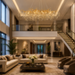 HDC Luxury 1800mm Crystal Branch Chandelier for Bedroom, Living Room