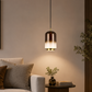 HDC Luxury Smoky/ Amber Glass Pendant Light for Bedroom, Living Room