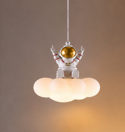 HDC Astronaut Cloud Pendant Light for Bedroom, Living Room