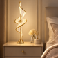 HDC Modern Crystal Spiral LED Table Lamp for Bedroom, Living Room, Office Desk