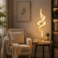 HDC Modern Crystal Spiral LED Table Lamp for Bedroom, Living Room, Office Desk