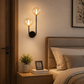 HDC Modern Dual Globe Wall Light for Bedroom, Living Room