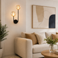 HDC Modern Dual Globe Wall Light for Bedroom, Living Room