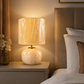HDC Luxury Marble Base Table Lamp for Bedside Table, Living Room