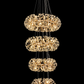 HDC 800+700+600+500mm Luxury Crystal Double Height Chandelier for Staircase & Duplex Living Spaces