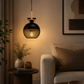 Ojaro Modern Industrial Mesh Pendant Light for Bedroom, Living Room