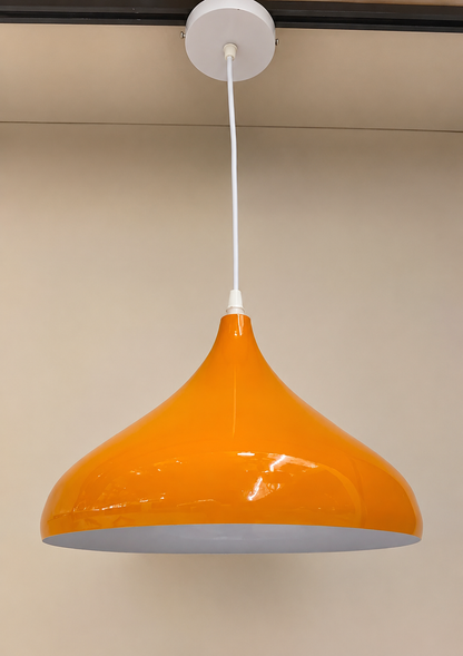 Ojaro Modern Dome Metal Pendant Light for Dining & Kitchen, Bedroom, Cafe
