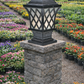 HDC Luxury Coffee/Black/Gold Outdoor Gate Light for Gate Walls, Garden Pillars