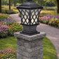 HDC Luxury Coffee/Black/Gold Outdoor Gate Light for Gate Walls, Garden Pillars
