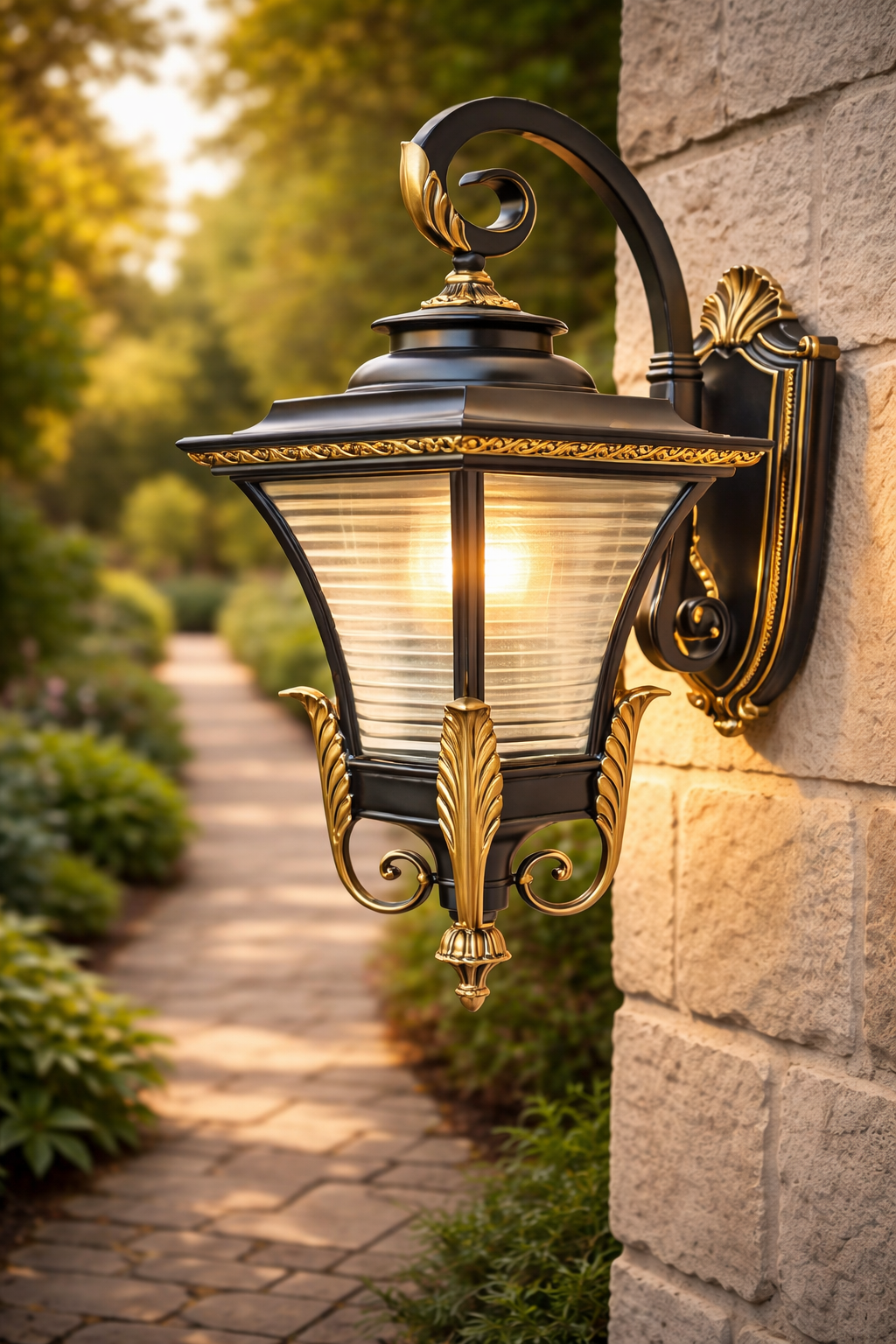 Luxury Vintage Outdoor Wall Lantern for Balconies