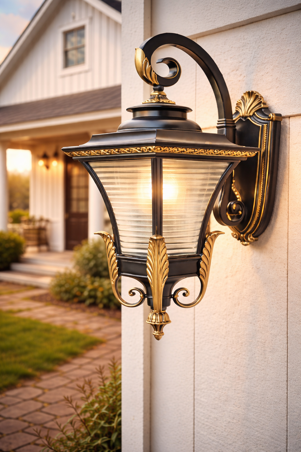 Luxury Vintage Outdoor Wall Lantern for Balconies