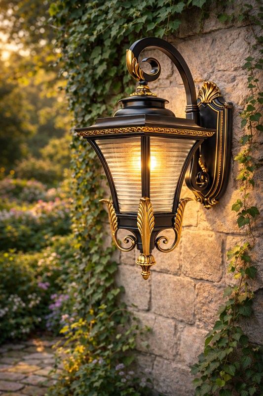 Luxury Vintage Outdoor Wall Lantern for Balconies