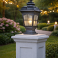 HDC Luxury Classic Coffee/Black/Gold Outdoor Gate Light