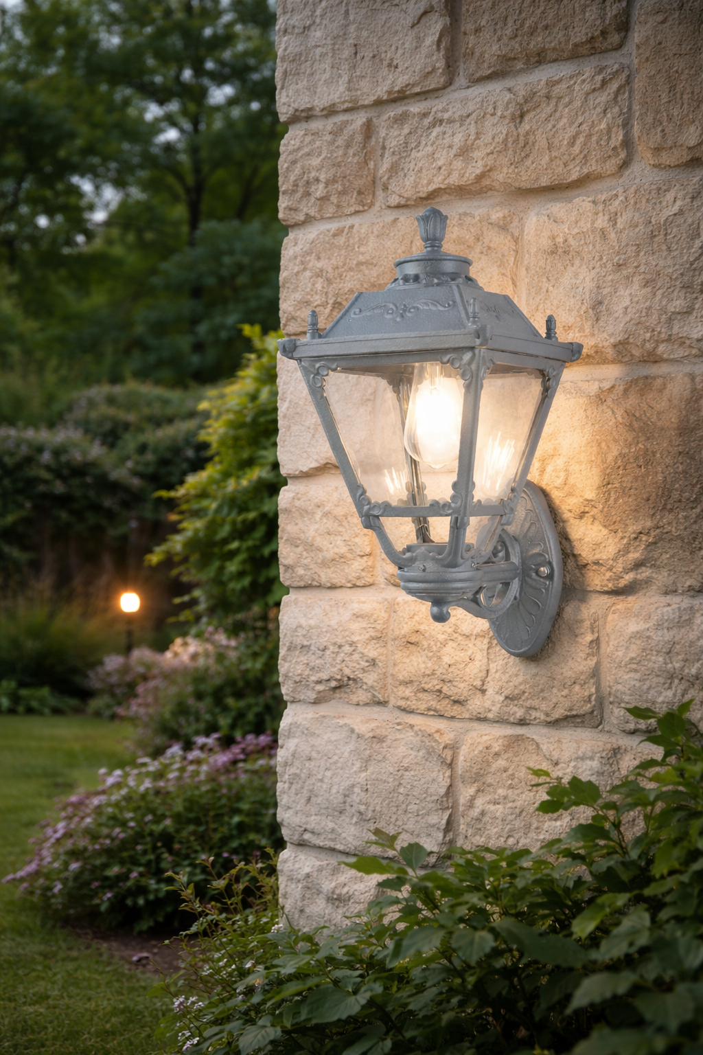 HDC Classic Vintage Outdoor Wall Lantern – Weatherproof Exterior Gate & Garden Light