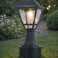 HDC Classic Black Outdoor Gate Light for Garden & Landscape Lighting