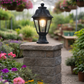 HDC Classic Black Outdoor Gate Light for Garden & Landscape Lighting