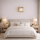 HDC Modern Gold Finish Luxury Frosted Glass Square Wall Light for Living Room, Bedroom