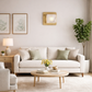 HDC Modern Gold Finish Luxury Frosted Glass Square Wall Light for Living Room, Bedroom