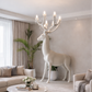 HDC Luxury Deer Sculpture Floor Lamp – Artistic Statement Lighting