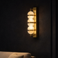 HDC Modern Gold Marble Finish Stack Wall Light for Living Room, Bedroom