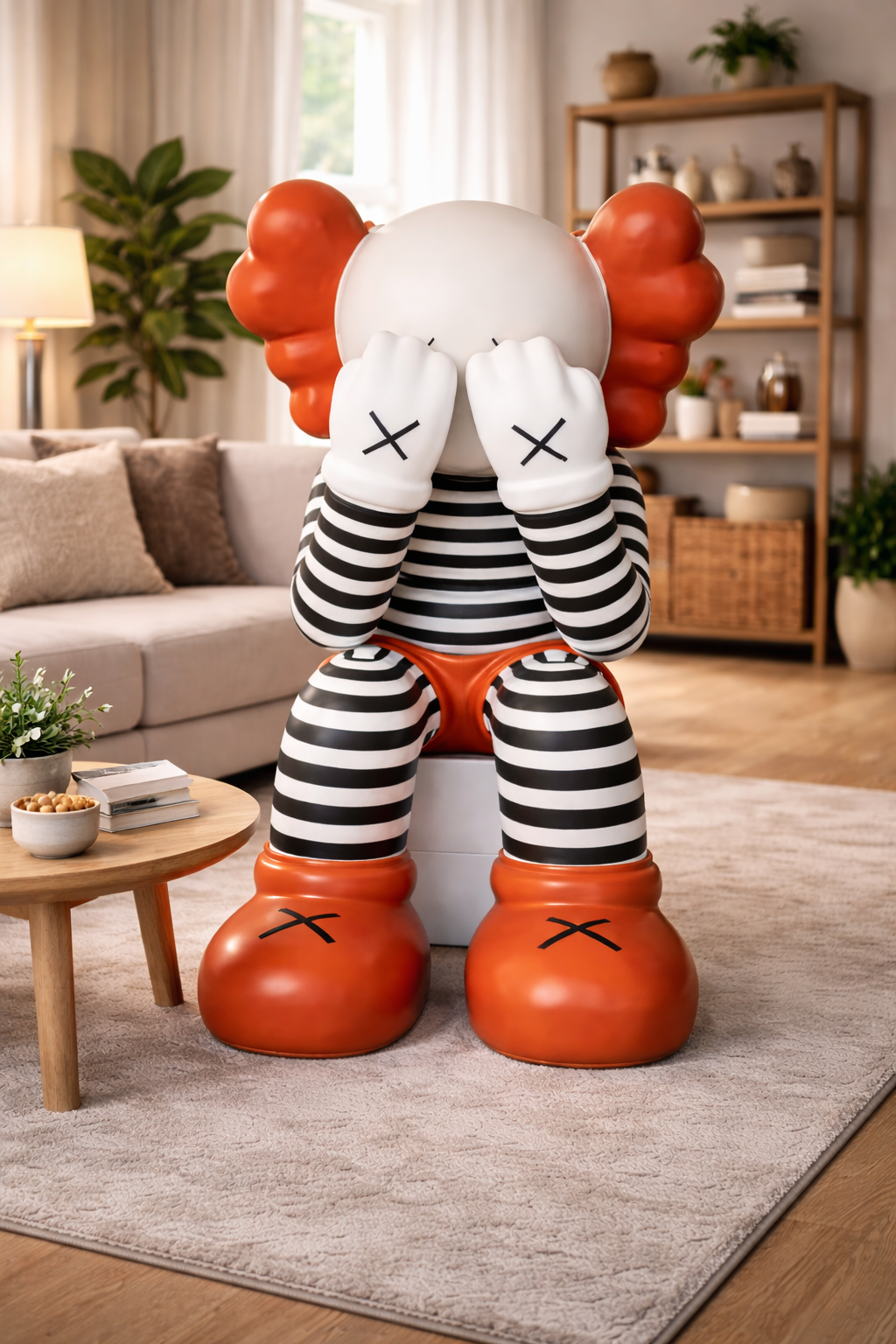 HDC Modern Pop Art Luxury Designer Art Figurine Decorative Table Light for Kids Room, Living Room