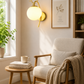 HDC Modern Deer Antler Globe Wall Light for Bedroom & Living Room