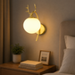 HDC Modern Deer Antler Globe Wall Light for Bedroom & Living Room