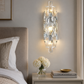 HDC Modern Crystal Wall Light for Bedroom, Living Room & Luxury Interior Décor