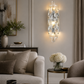 HDC Modern Crystal Wall Light for Bedroom, Living Room & Luxury Interior Décor