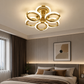 HDC Modern 6 Lights Gold Ring Ceiling Light for Living Room, Bedroom & Dining Area