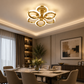 HDC Modern 6 Lights Gold Ring Ceiling Light for Living Room, Bedroom & Dining Area
